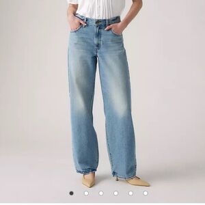 Levi's baggy dad light wash jeans